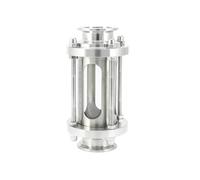 With Cover Fit 76mm Tube OD x 3" Tri Clamp Homebrew Diopter Flow Sight Glass SUS304 Stainless