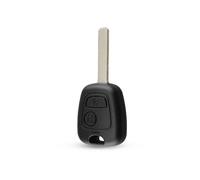 (With Key Blade) Replacement Car 2 Buttons Remote Control Key Fob Case Shell For Toyota AYGO Accessories Peugeot Citroen VA2 Blade No logo Key Blanks