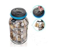 With Lock Money Box, with Counter Cash Box, Electronic Coin Counter Lcd Display Numbers