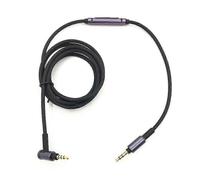 (With microphone, Black) Cable Replacement Aux Audio Cord For Sony Mdr-1a Mdr-1abt Mdr-1adac Mdr-1am2-Good
