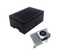 (With official radiat) Heatsink Cooling Fan Case for RPI 5 Board Protector Enclosure Box Optional Heatsink Multicolor