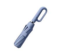 With Ring Buckle - Windproof With Reflective Strip Portable UPF 50+ Sun Protection, Automatic Reverse Automatic Open Close - For Beach Vacation Travel Hiking Daily Commuting