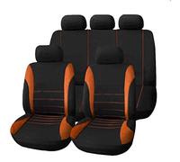 WITH001 Auto Coprisedili per Dacia Solenza/Spring Electric/Spring Electric 2000-2022 2023 2024, Fodere Anteriori E Posteriori Tessuto in Poliestere Traspirante Antiscivolo Coprisedili Accessori