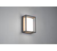 WITHAM APPLIQUE LED 10,5W 1100lm, 2300+3000+4000K DA ESTERNO ANTRACITE CON REGOLAZIONE LUCE CALDA-FREDDA IP44 H. 24CM