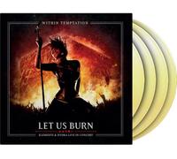 Within Temptation - Let Us Burn: Elements & Hydra Live In Concert (Limited Edition) (White / Yellow Marbled Coloured) (180 g) (4 LP)