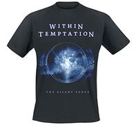 Within Temptation Silent Force Uomo T-Shirt Nero S 100% Cotone Regular