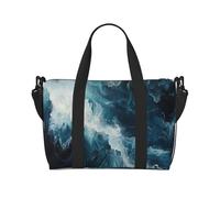 Within The Tides Borsa da viaggio a mano con cerniera Weekender Borsa da notte per donne uomini Carry On