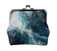 Within The Tides - Portamonete da donna, compatto, con chiusura a bacio, con cerniera, per viaggi, shopping, idea regalo