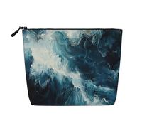 Within The Tides Stampa Carino Impermeabile Trucco Sacchetto per Donne Zipper Viaggio Toiletry Pouch