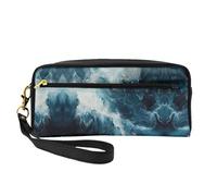 Within The Tides - Trousse da viaggio per trucchi da donna, borsa da toeletta portatile, organizer per accessori, Nero , Taglia unica, Astuccio per trucchi