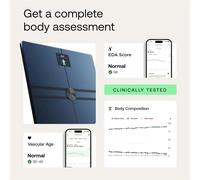 Withings Body Comp - Bilancia pesapersone digitale WiFi con analisi completa: peso, grasso corporeo e muscolare, acqua e tracciamento cardiovascolare, impedenziometrica, nero