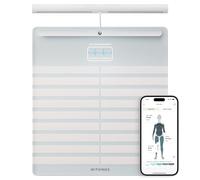 WITHINGS Body Scan - Bilancia WiFi in rete per migliorare la salute, bilance BIA, analisi della composizione corporea, grasso corporeo, massa muscolare, percentuale d'acqua, elettrocardiogramma,