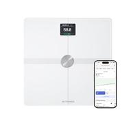 WITHINGS Body Smart - Bilancia pesapersone digitale WLAN/grasso corporeo per una maggiore composizione corporea con massa muscolare, percentuale di acqua, densità ossea, bianco