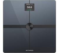 Withings Body Smart - Bilancia pesapersone con composizione corporea (peso, massa grassa, muscolare, ossa, acqua, indice di grasso viscerale), Bilancia digitale WIFI, fino a 8 utenti