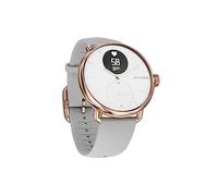Withings Scanwatch 38mm Oro Rosa/Bianco, Smartwatch Ibrido con ECG, Frequenza Cardiaca e Ossimetro Unisex-Adult, 38 mm