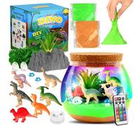 Withosent Dinosauri Luce Notturna Bambini, DIY Kit Lavoretti Creativi per Bambini con Telecomando, Dinosauri Lampada Lavoretti Regalo di Compleanno per Ragazze Ragazzi di 3 4 5 6 7 8 anni