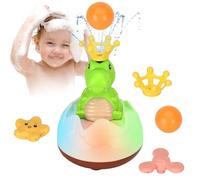 Withosent Giochi Bagnetto Neonato, Dinosauro Giochi Vasca da Bagno Bambini Spruzzo d'Acqua Automatico, RicaricabileGiochi per Bagnetto con luce a LED, Giocattoli da o Piscina per 1 - 6 Anno