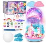 Withosent Unicorno Luce Notturna Bambini, Kit Lampada Luna, DIY Kit Lavoretti Creativi per Bambini, Unicorni Bambina Regalo Lavoretti per Ragazze Ragazzi di 3 4 5 6 7 8 anni