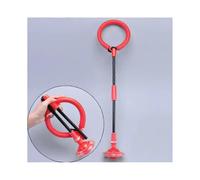 (without backpack, Red) Children Flashing Jump Ring Sports Bouncing Ball Foldable Flashing Bouncing Ball Suitable For Children Or Adults Skill Game