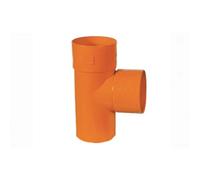 Without Brand / Generic Derivazioni 87° in PVC Rosso 140mm per Tubi di Scarico