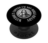 Without Coffee I'm Not Bible-Ready Caffè Chiesa PopSockets PopGrip Adesivo
