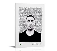 Without Fear Dermot Kennedy - Stampa su tela con pittura a olio, impermeabile e antimacchia, adatta a qualsiasi stile decorativo di camera da letto, soggiorno, ufficio, stile cornice, 20 x 30 cm