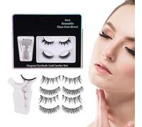 Without Slipping: Magnetic eyelashes incorporate a 5-magnet system for qu