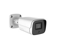 WiTi cablata Telecamera IP POE da 5MP, Telecamera Bullet di sorveglianza di sicurezza con microfono audio, Obiettivo grandangolare da 2.8mm Rilevazione del movimento,Metallo solido IP66