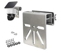 WiTi Supporto in acciaio inox per Eufy Security SoloCam S340, supporto solare, viti antiruggine, installazione senza trapano, compatibile con telecamere IP PTZ