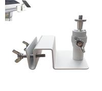 WiTi Supporto per grondaia per pannello solare Eufy, Arlo, staffa di montaggio regolabile in acciaio inox per ottenere sole, installazione senza trapano compatibile con Eufy S220 e fotocamera a vite