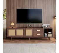 Witimisy Armadio per TV a basso consumo con cassetti, design con 6 gambe di sostegno, multifunzionale per soggiorno, TV da 75", 190 x 40 x 52 cm