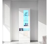 Witimisy Vetrina con illuminazione a LED, 16 colori, vetrina, armadietto a LED, bianco