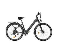 WITIT Pixar Bikes EBIKE Bici Bicicletta ELETTRICA City Alluminio 250W 36V per Adulti da 27,5" - 7 Velocita' Cambio Shimano Batteria Rimovibile 36V 10,4 AH, 25 KM/H 40 NM AUTONOMIA 35-45 Km (Nera)