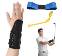WitMbg Aiuti per l'allenamento del golf, 3 pezzi, aiuto per l'allenamento della presa del golf, aiuto per l'allenamento del polso per la consistenza dello swing e lo sviluppo della memoria muscolare