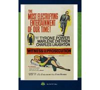 Witness For The Prosecution (DVD) Tyrone Power Marlene Dietrich Charles Laughton
