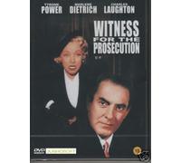 WITNESS FOR THE PROSECUTION [DVD] TYRONE POWER/MARLENE DIETRICH/CHARLES LAUGHTON (all region import on the NTSC system)