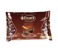 WITOR’S - Selection Crispy Dark - Cioccolatini Ripieni con Cuore Cremoso al Cacao e Granella di Cereali - Praline di Cioccolato Finissimo - Snack Dolci di Cioccolato Fondente - Busta da 1 Kg