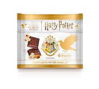 WITOR'S - Harry Potter - Tavoletta di Cioccolato al Latte con Pop Corn Caramellati - Cioccolata Finissima - Snack Dolci di Cioccolato al Latte e Pop Corn - 50 gr
