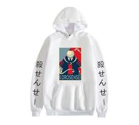 Witorya Felpa con Cappuccio Assassination Classroom Korosensei Stampata Felpa a Maniche Lunghe con Cappuccio Pullover Cappotto per Uomo Donna
