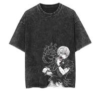 Witorya Maglietta vintage Tokyo Ghoul, Ken Kaneki, grafica anime, a maniche corte, per uomo e donna, Summe, A, XL