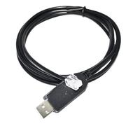 WITPKKL Cavo di comunicazione seriale CONFIG DEBUG da USB a RJ9 RJ11 4P4C per reti industriali a PC (5 m, chip FT232RL)