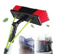 Witriolik Spazzola Telescopica Alimentata ad Acqua,Kit di Pulizia Telescopico Il Palo Asta per la Pulizia delle finestre 13FT/4M Finestre Pulizia Spazzola Lavaggio Camion