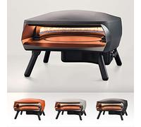 Witt ETNA - Forno per pizza Rotante, con pietra rotante a 360° e bruciatore per pizza, per esterni, per cuocere una pizza in meno di un minuto, colore: grafite