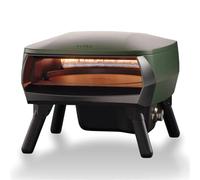 Witt Etna Piccolo forno per pizza girevole per pizza italiana, pietra rotante per pizza, design compatto, struttura in alluminio, 1 fornello a gas a forma di C