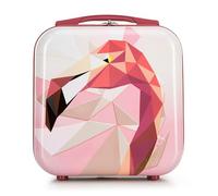 WITTCHEN Necessaire da viaggio Custodia per cosmetici Valigia da viaggio Bagaglio a mano Valigia cabina Valigia in ABS con rivestimento in policarbonato Borsa da toilette Rigido Young Line Rosa