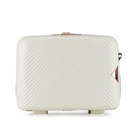 WITTCHEN Necessaire da viaggio Custodia per cosmetici Valigia da viaggio Bagaglio a mano Valigia cabina Valigia in policarbonato con cinturino regolabile cosmetica da donna GL Style Bianco