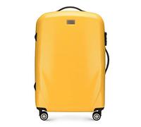 WITTCHEN PC Ultra Light Bagagli rigidi Valigia da viaggio Valigia trolley Valigia media in policarbonato Quattro ruote doppie Lucchetto TSA Manico alluminio telescopico Taglia M Giallo