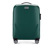 WITTCHEN PC Ultra Light Bagaglio a mano Piccola valigia Valigia da viaggio Valigia da cabina in Policarbonato Quattro ruote doppie Lucchetto TSA Manico alluminio telescopico Taglia S Verde