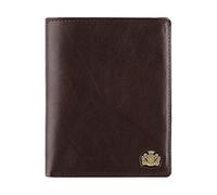 WITTCHEN Portafoglio, Dimensione: 11x13cm, Marrone, Materiale: Pelle di grano, Verticale, Collezione: Arizona - 10-1-221-4