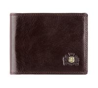 WITTCHEN Portafoglio, Dimensione: 12x9,5cm, Marrone, Materiale: Pelle di grano, Orizzontale, Collezione: Da Vinci - 39-1-173-3